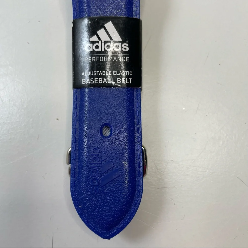 NEW Adidas Adjustable Baseball Belt Youth 18”-32” Blue Elastic Performance